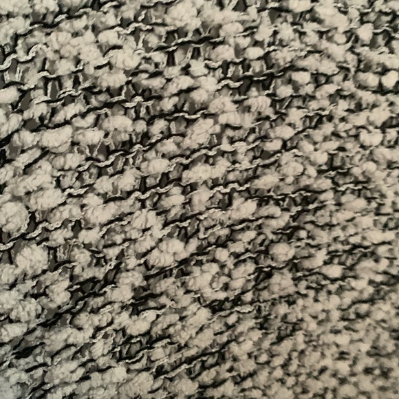 [M] Poof Apparel - Cozy Black and White Knit Cardigan - Picture 4 of 6